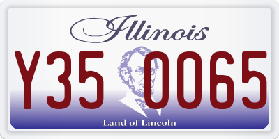 IL license plate Y350065