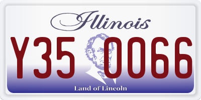 IL license plate Y350066