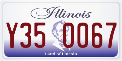 IL license plate Y350067
