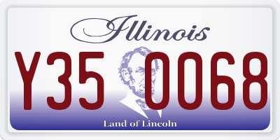 IL license plate Y350068
