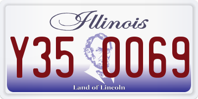 IL license plate Y350069