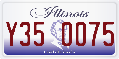 IL license plate Y350075