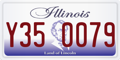 IL license plate Y350079
