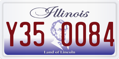 IL license plate Y350084