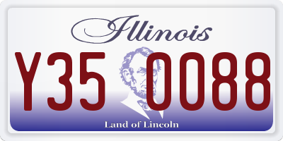 IL license plate Y350088