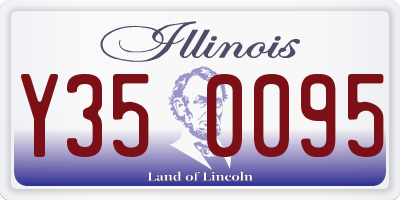 IL license plate Y350095