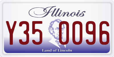 IL license plate Y350096
