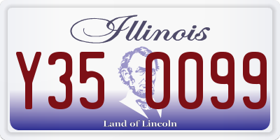 IL license plate Y350099