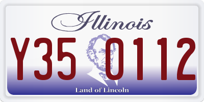 IL license plate Y350112