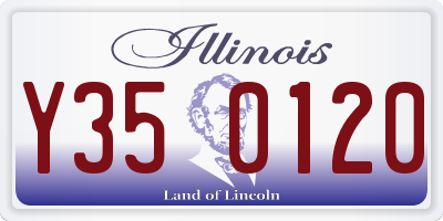 IL license plate Y350120
