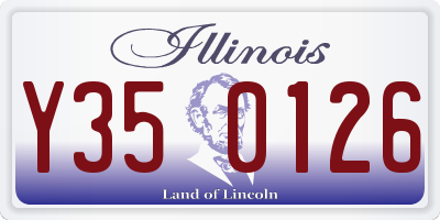 IL license plate Y350126