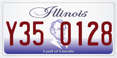 IL license plate Y350128