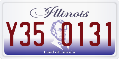 IL license plate Y350131