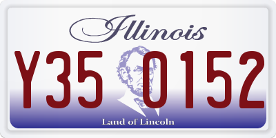 IL license plate Y350152