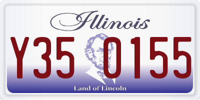 IL license plate Y350155