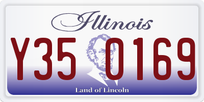 IL license plate Y350169