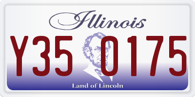 IL license plate Y350175