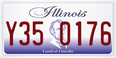 IL license plate Y350176