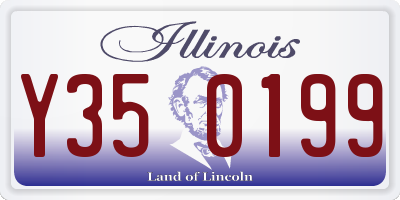 IL license plate Y350199