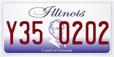 IL license plate Y350202