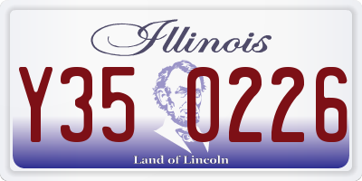 IL license plate Y350226
