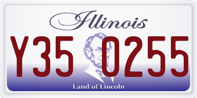 IL license plate Y350255