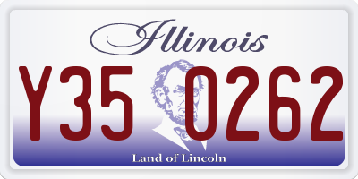 IL license plate Y350262