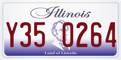 IL license plate Y350264