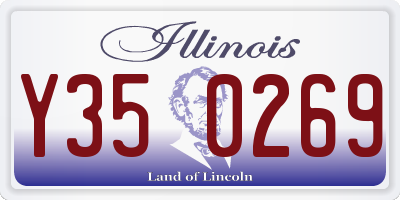 IL license plate Y350269
