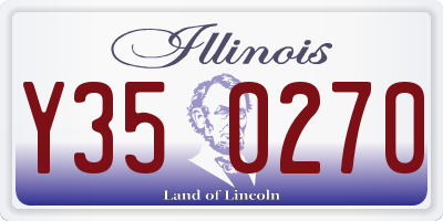 IL license plate Y350270