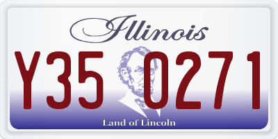 IL license plate Y350271