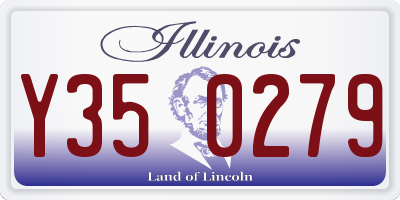 IL license plate Y350279