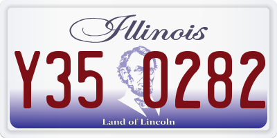 IL license plate Y350282