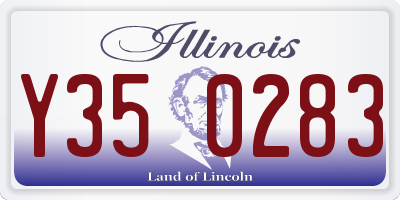 IL license plate Y350283