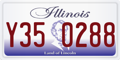 IL license plate Y350288