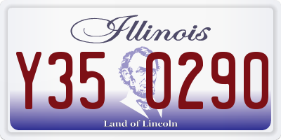 IL license plate Y350290