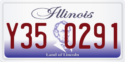 IL license plate Y350291