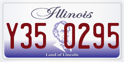 IL license plate Y350295