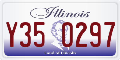IL license plate Y350297