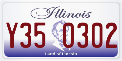 IL license plate Y350302