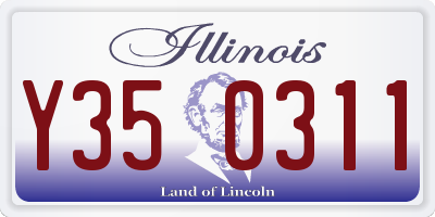IL license plate Y350311