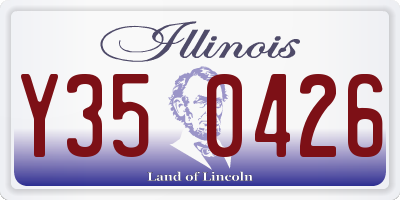 IL license plate Y350426