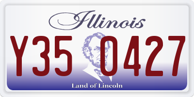 IL license plate Y350427