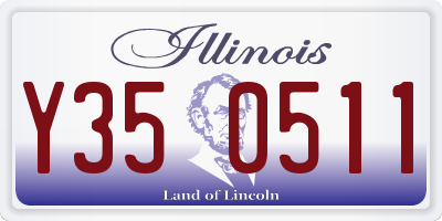 IL license plate Y350511