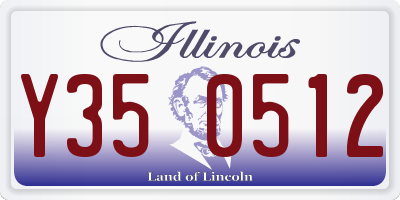 IL license plate Y350512