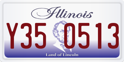 IL license plate Y350513