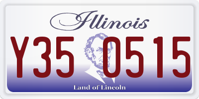 IL license plate Y350515