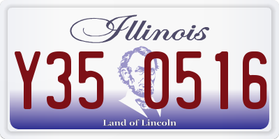 IL license plate Y350516