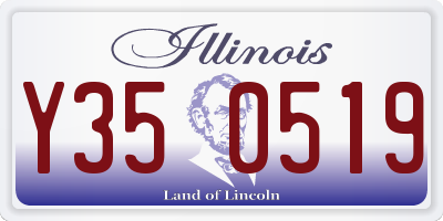 IL license plate Y350519