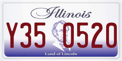 IL license plate Y350520